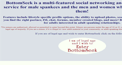 Desktop Screenshot of bottomseek.com